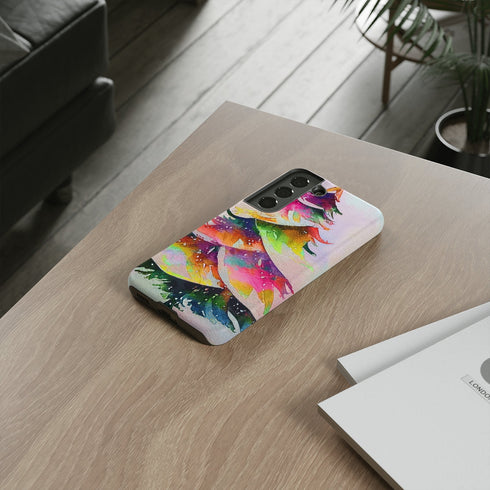 Swooshy Christmas Tree - Impact Resistant Phone Case